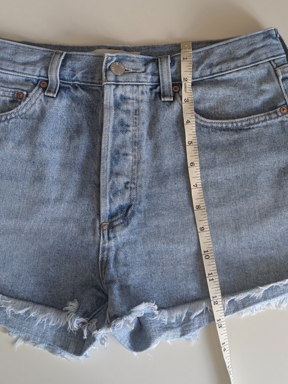 Denim Forum The Ex-Boyfriend Hi-Rise Denim Short - Picture 12 of 13
